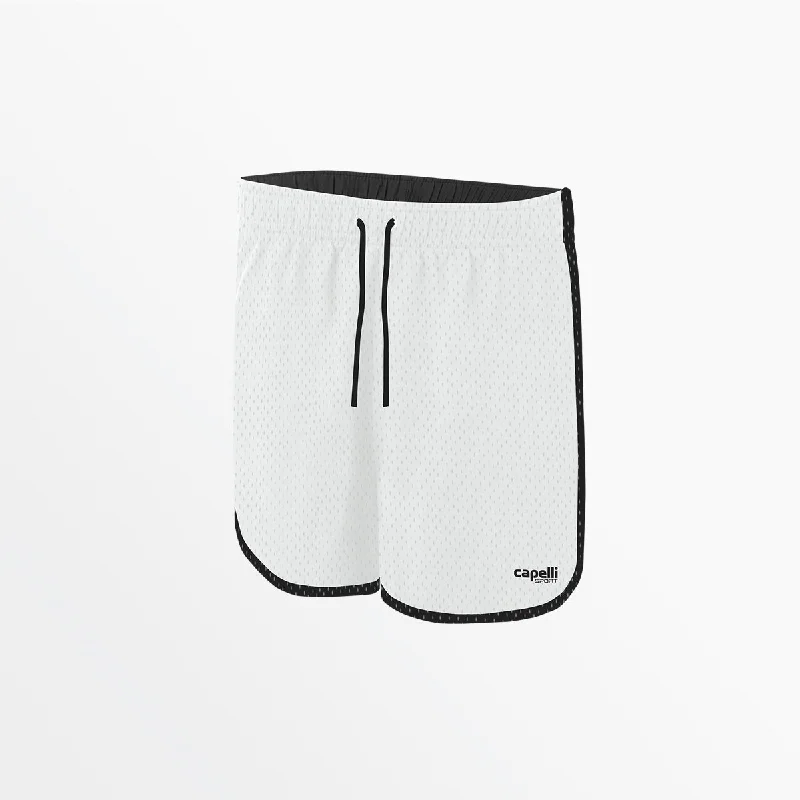 WOMEN'S 2-TONE MESH SHORTS