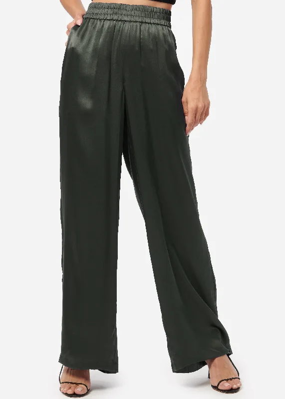 Bleecker Silk Pant Thyme