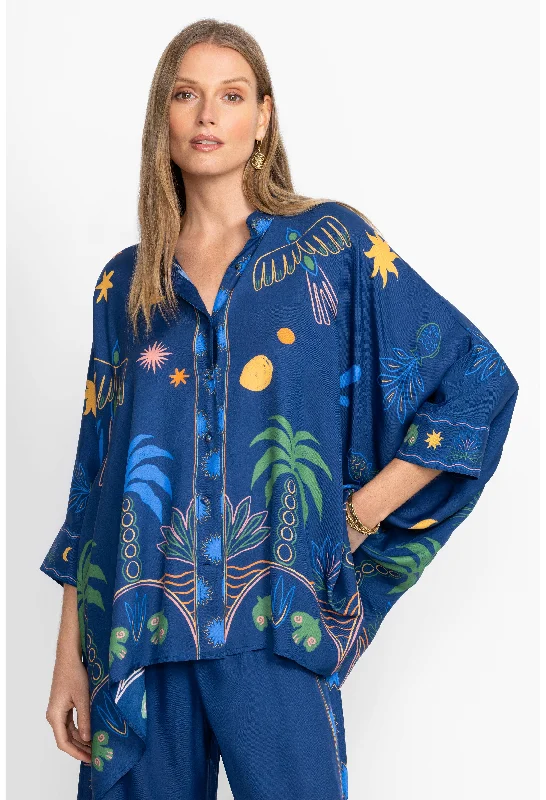 Katia Oversized Blouse by Johnny Was in Del Mar