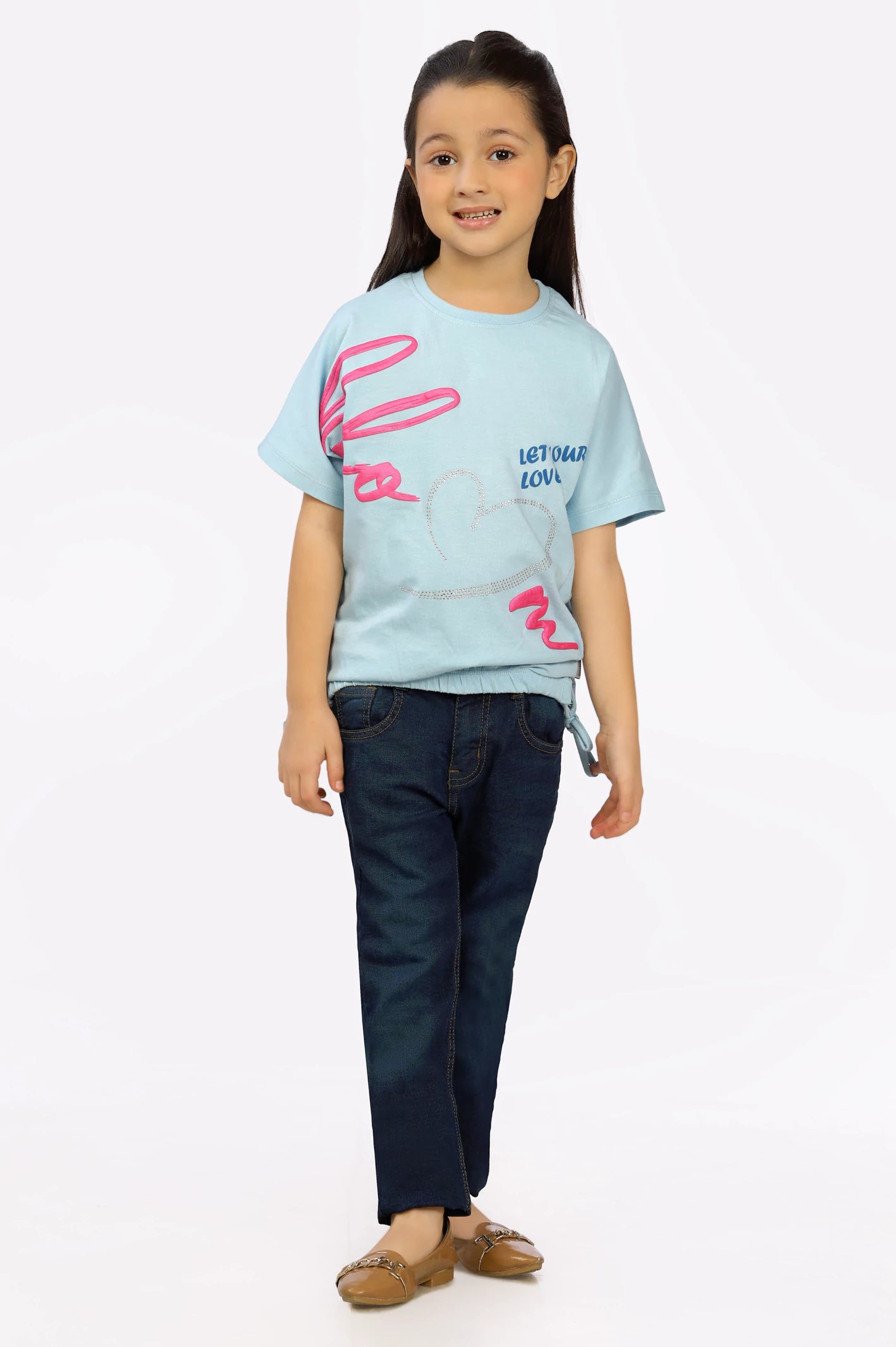 Graphic Printed Girls T-Shirt