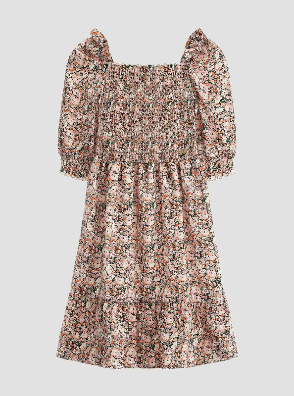 Flower Fantasy Print Dress (7-16)