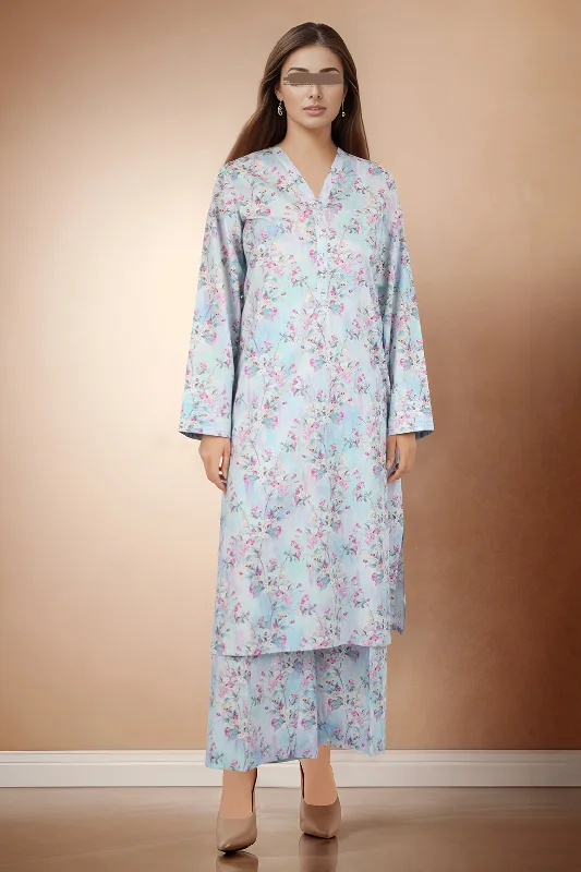 Unstitched Printed Lawn 2 Piece (Shirt/Trouser)