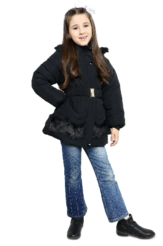 Girls Jackets SKU: KGF-0154-BLACK