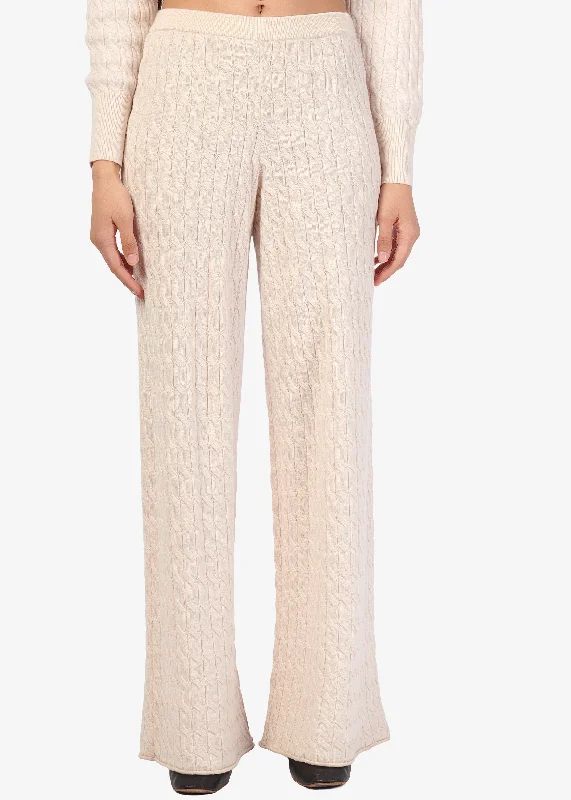 Onur Cable Knit Pant Cannoli