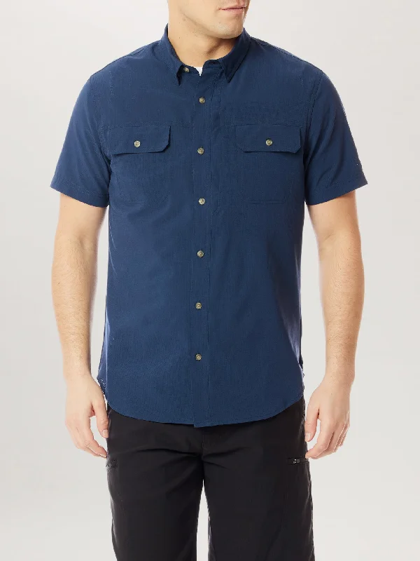 UB Tech Mesh Button-Up Shirt