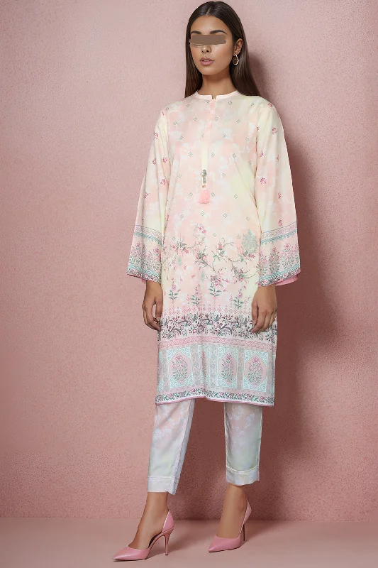 Printed Linen Stitched 2 Piece (Shirt/Trouser)