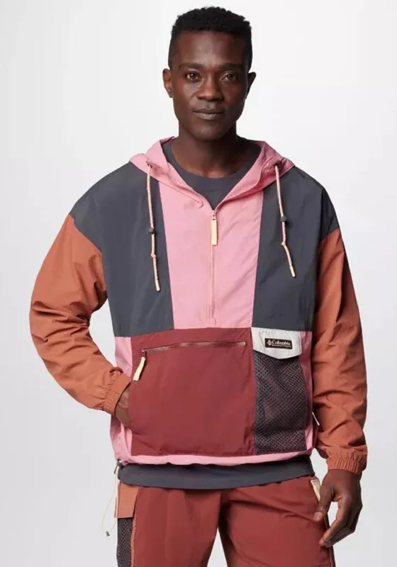 Columbia Painted Peak™ Windbreaker Jacket, Agave Pink & Shark