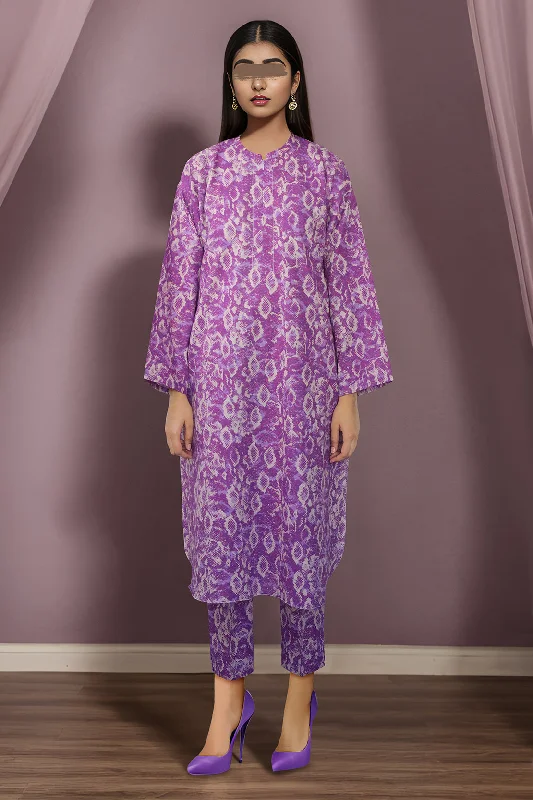 Printed Khaddar Stitched 2 Piece (Shirt/Trouser)