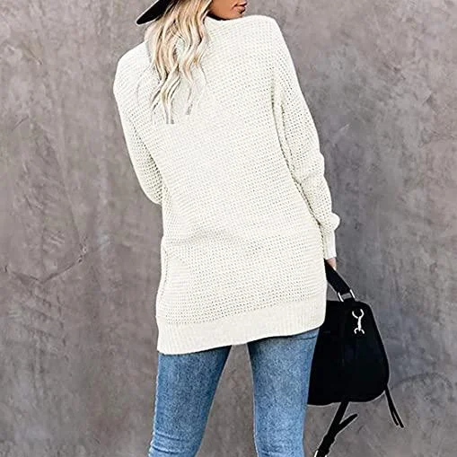 Women's Long Sleeve Knit Cardigan Sweater