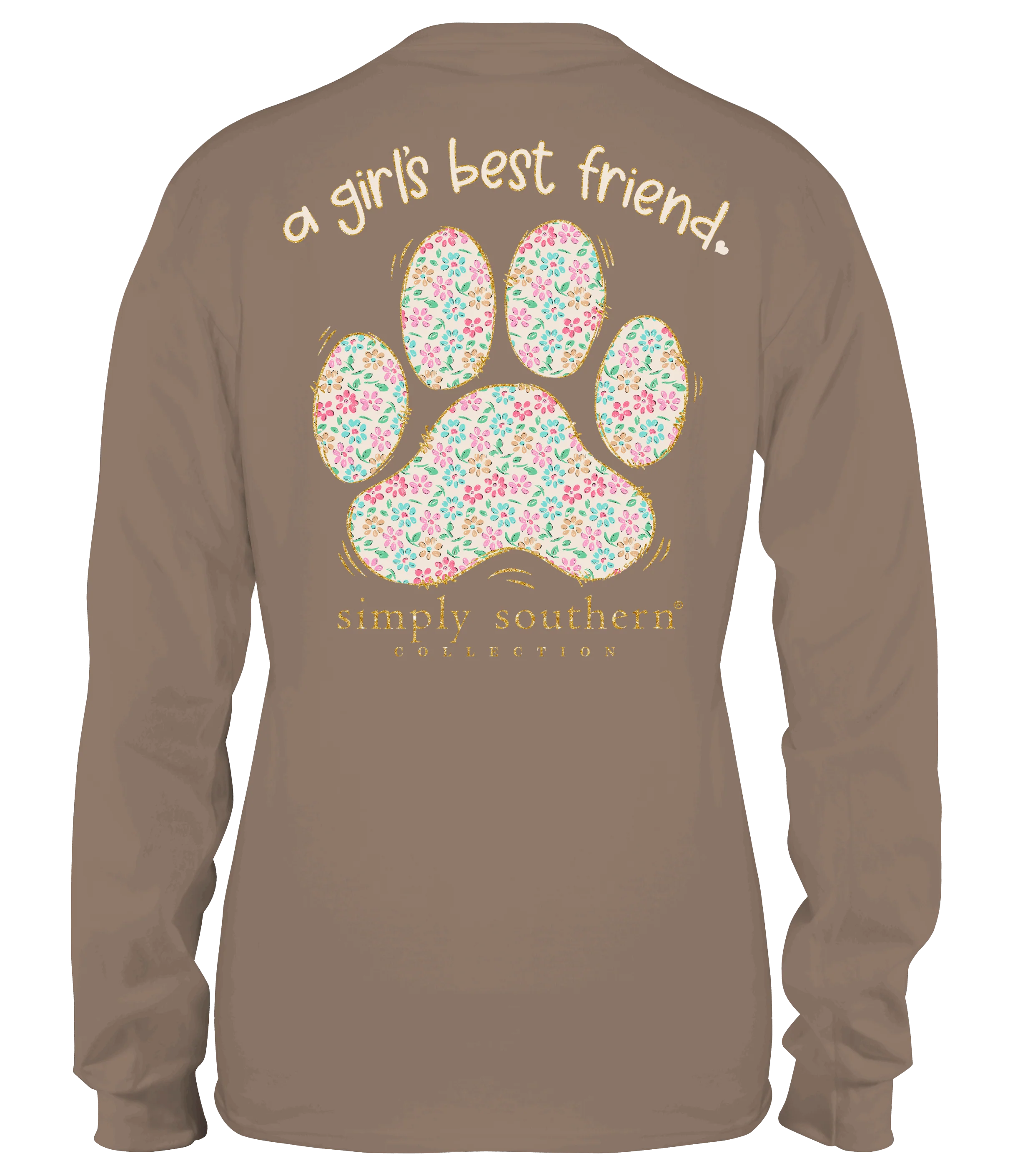 Youth Simply Southern A Girls Best Friend Long Sleeve