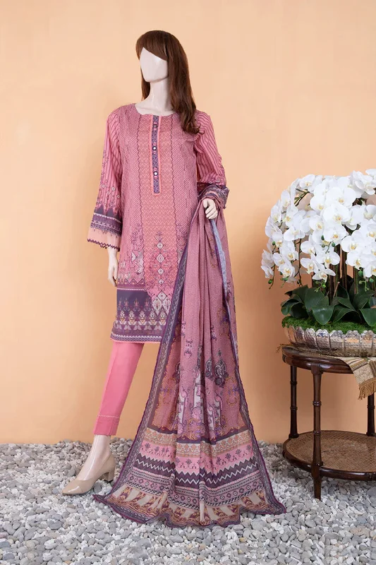 Unstitched Printed Lawn 2 Piece (Shirt/Dupatta)