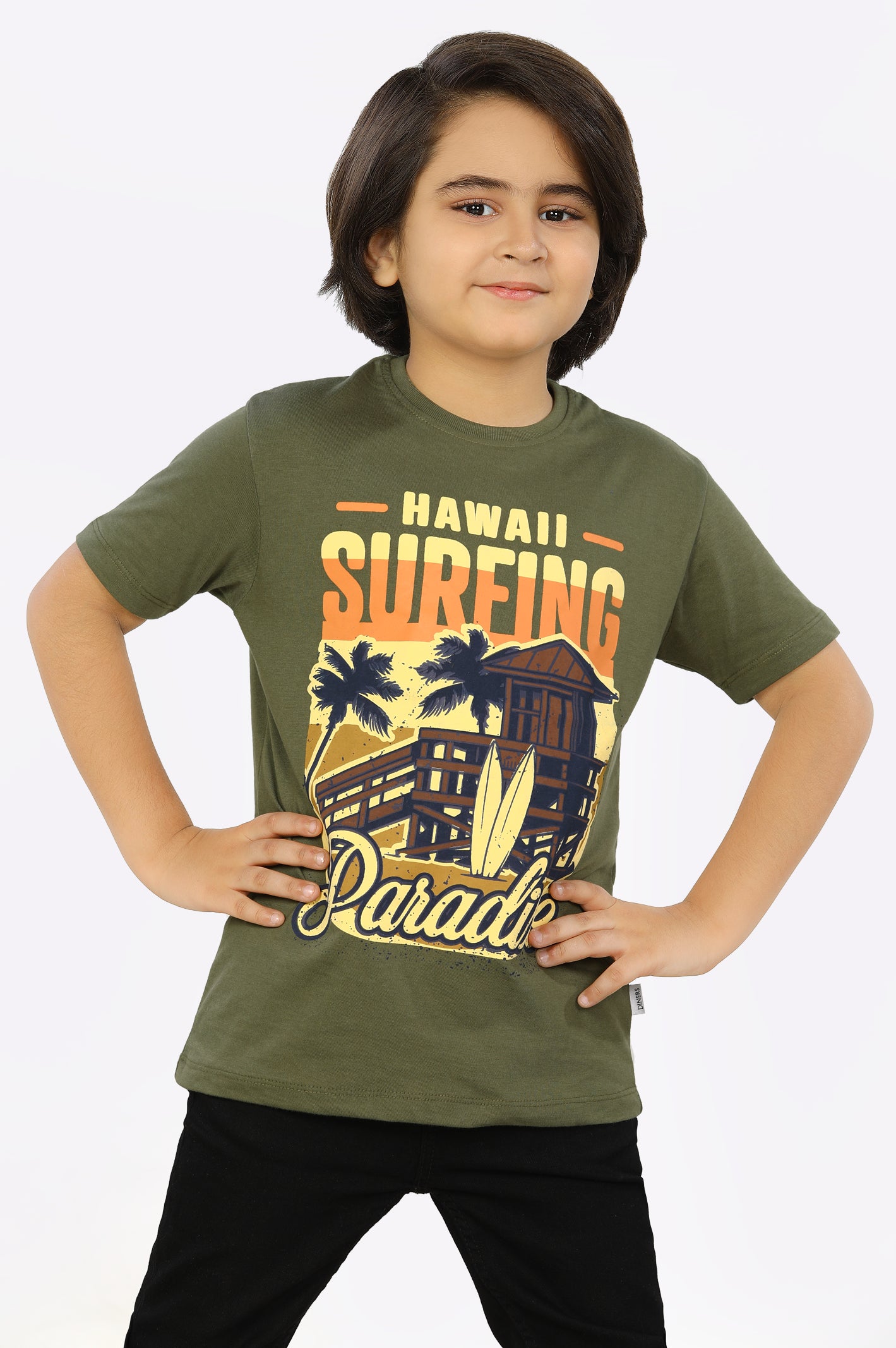 Surfing Print T-Shirt