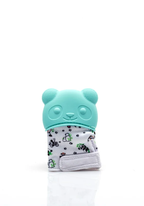 Happy Baby Panda Teething Mitt, Green