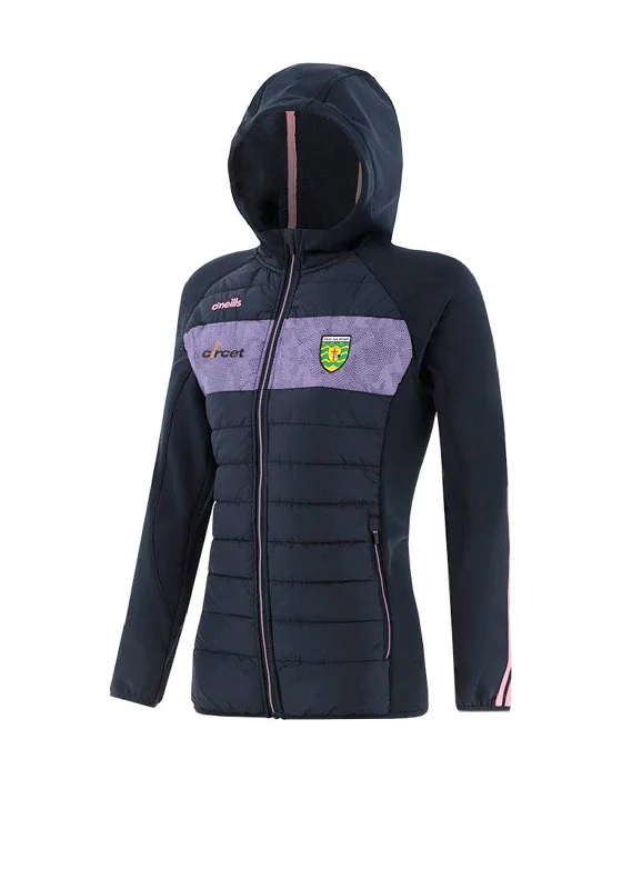 O’Neills Donegal GAA Kids Rockway Hooded Padded Jacket, Marine