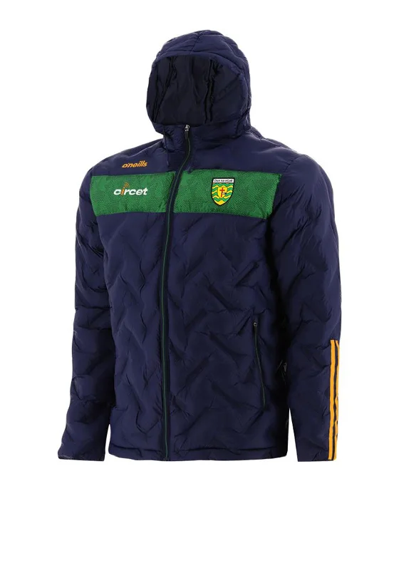 O’Neills Donegal GAA Kids Rockway Hooded Padded Jacket, Marine