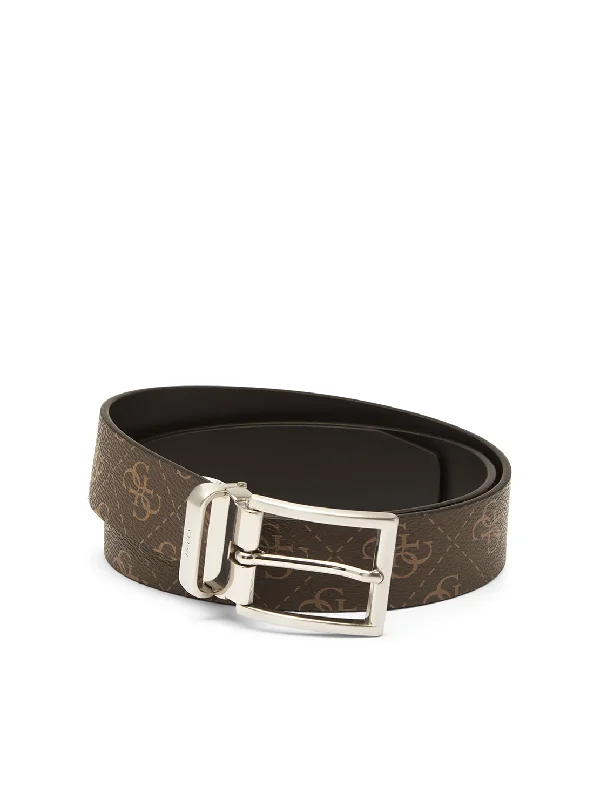 Brown Vezzola Reversible Dress Belt