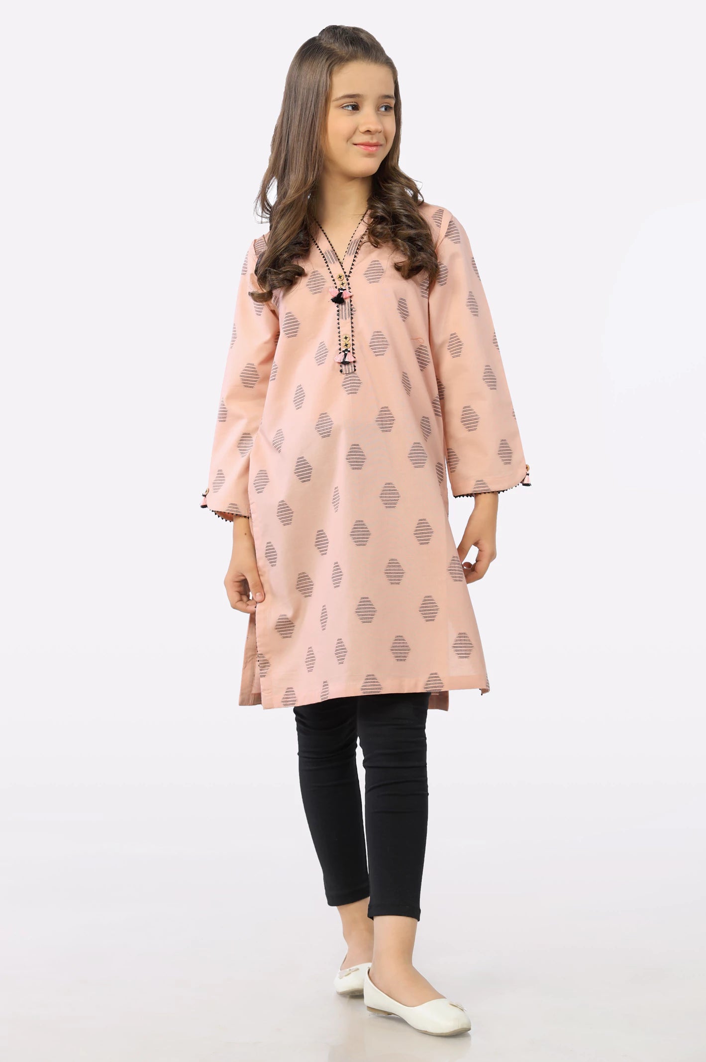 Peach Teens Kurti