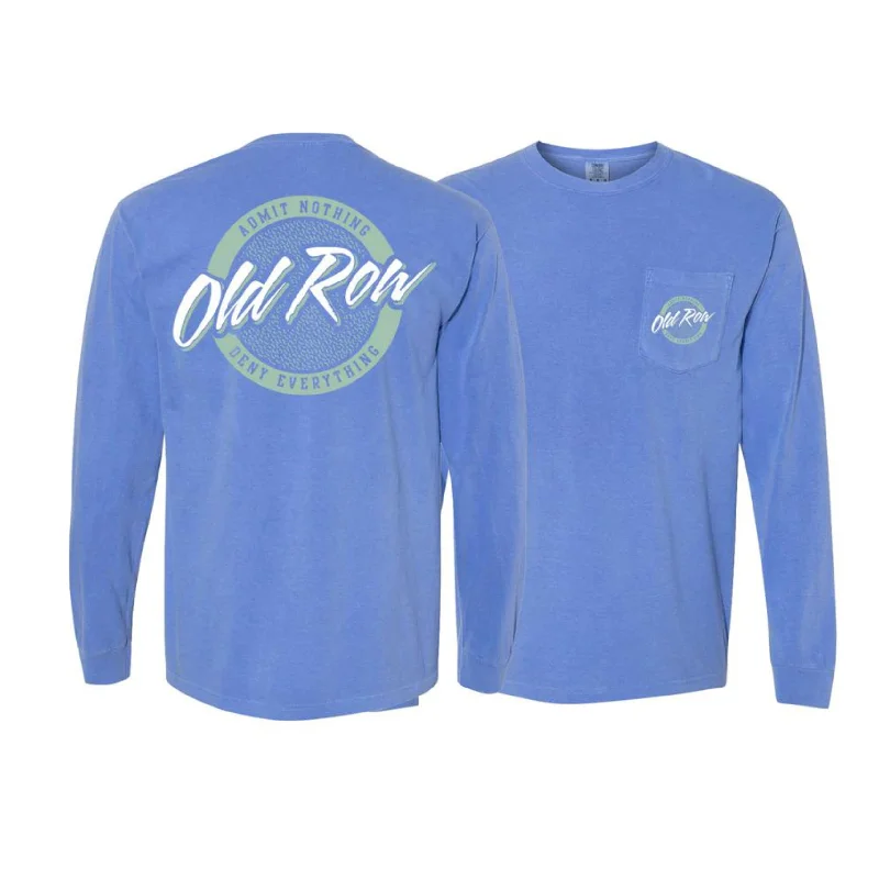 Old Row Circle Logo Long Sleeve Pocket Tee