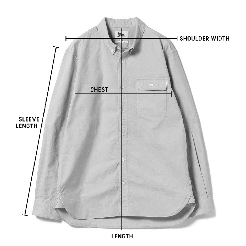 Men's LS Shirt Size Guide