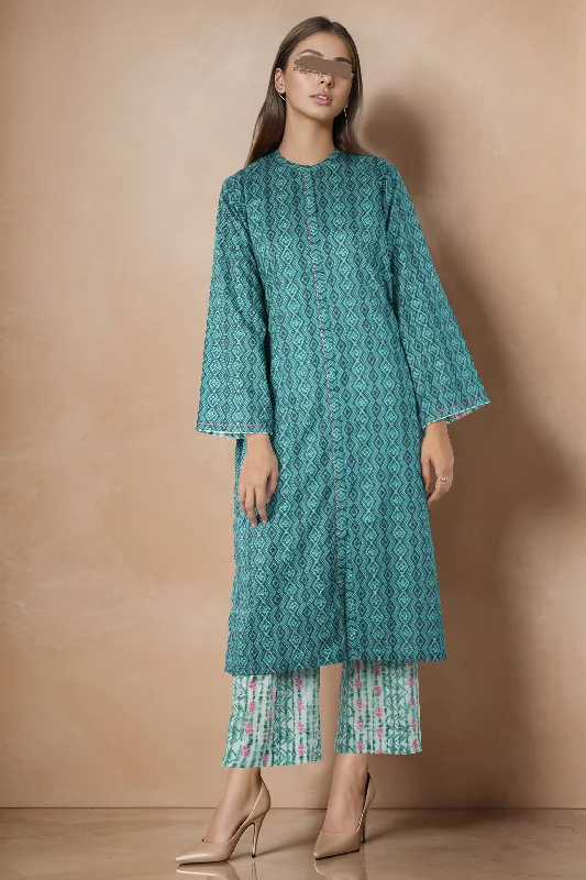 Unstitched Printed Lawn 2 Piece (Shirt/Trouser)