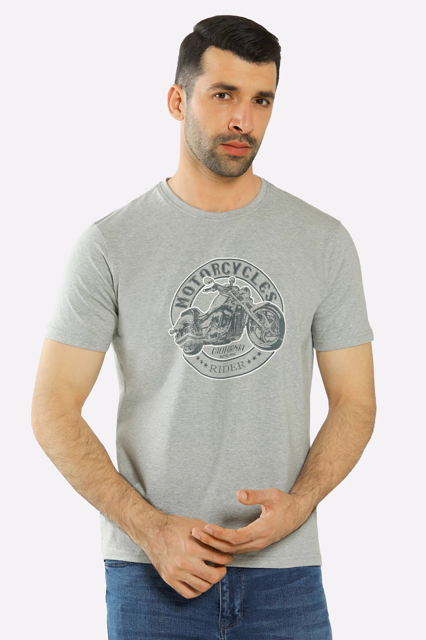 Heather Grey Graphic Tees