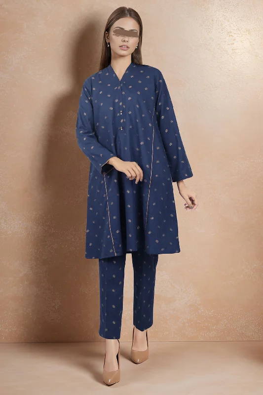 Unstitched Jacquard Cotton 2 Piece (Shirt/Trouser)