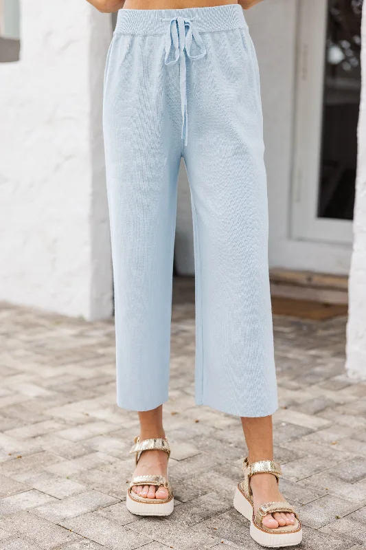 More Than You Know Light Blue Capri Pants