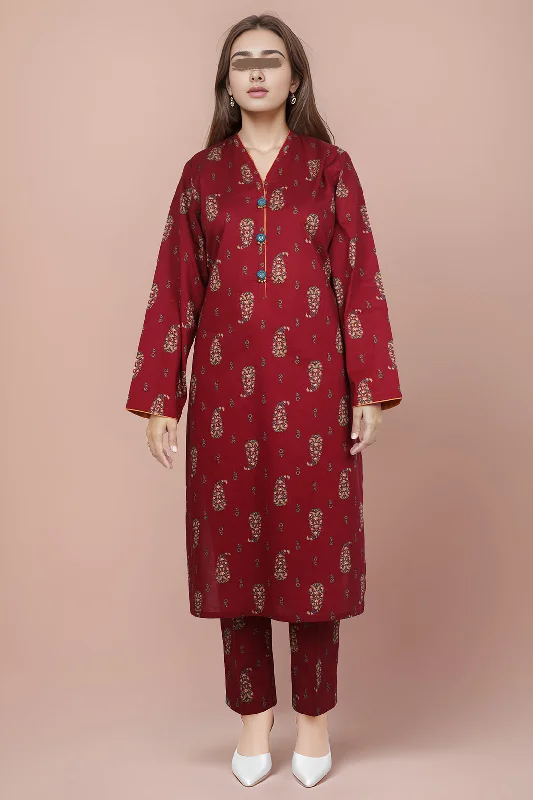 Unstitched Printed Lawn 2 Piece (Shirt/Trouser)