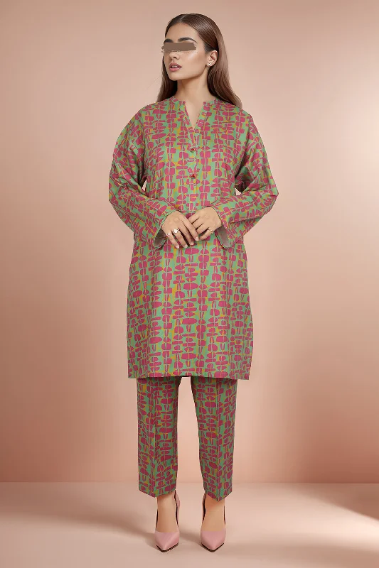 Unstitched Printed Lawn 2 Piece (Shirt/Trouser)