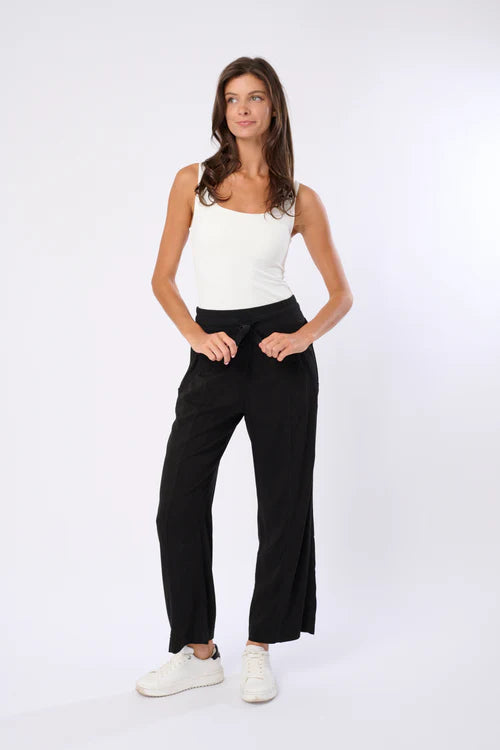 Marrakech - Natia Cupro Pant - Black