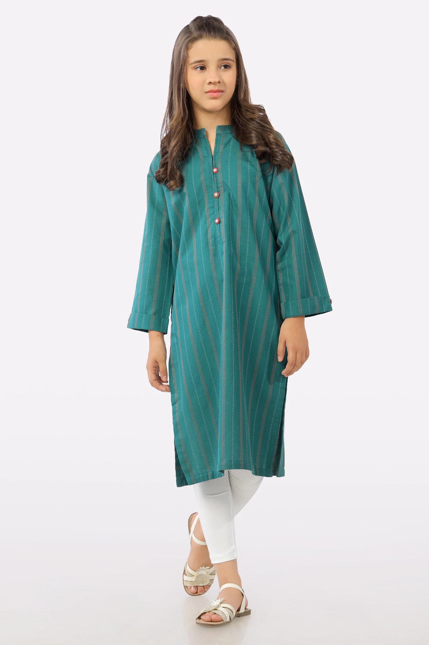 Green Teens Kurti