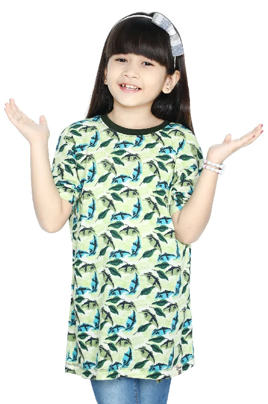 Girls T-Shirt In Green SKU: KGA-0202-GREEN