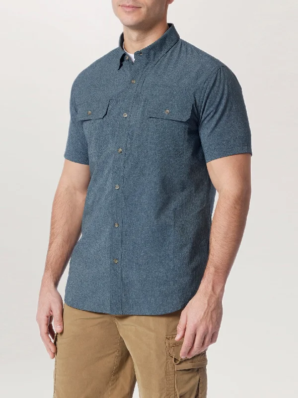 UB Tech Mesh Button-Up Shirt