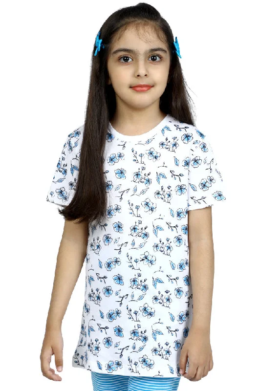 Girls T-Shirt In White SKU: KGA-0186