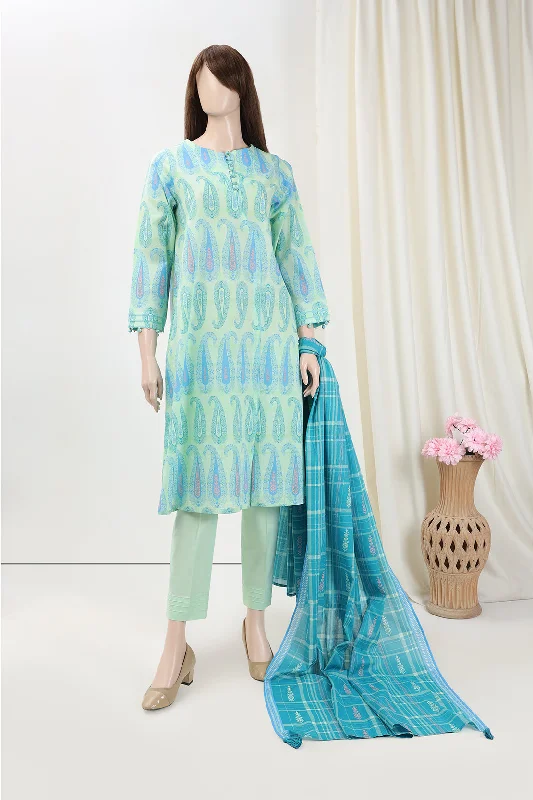 Unstitched Printed Lawn 2 Piece (Shirt/Trouser)