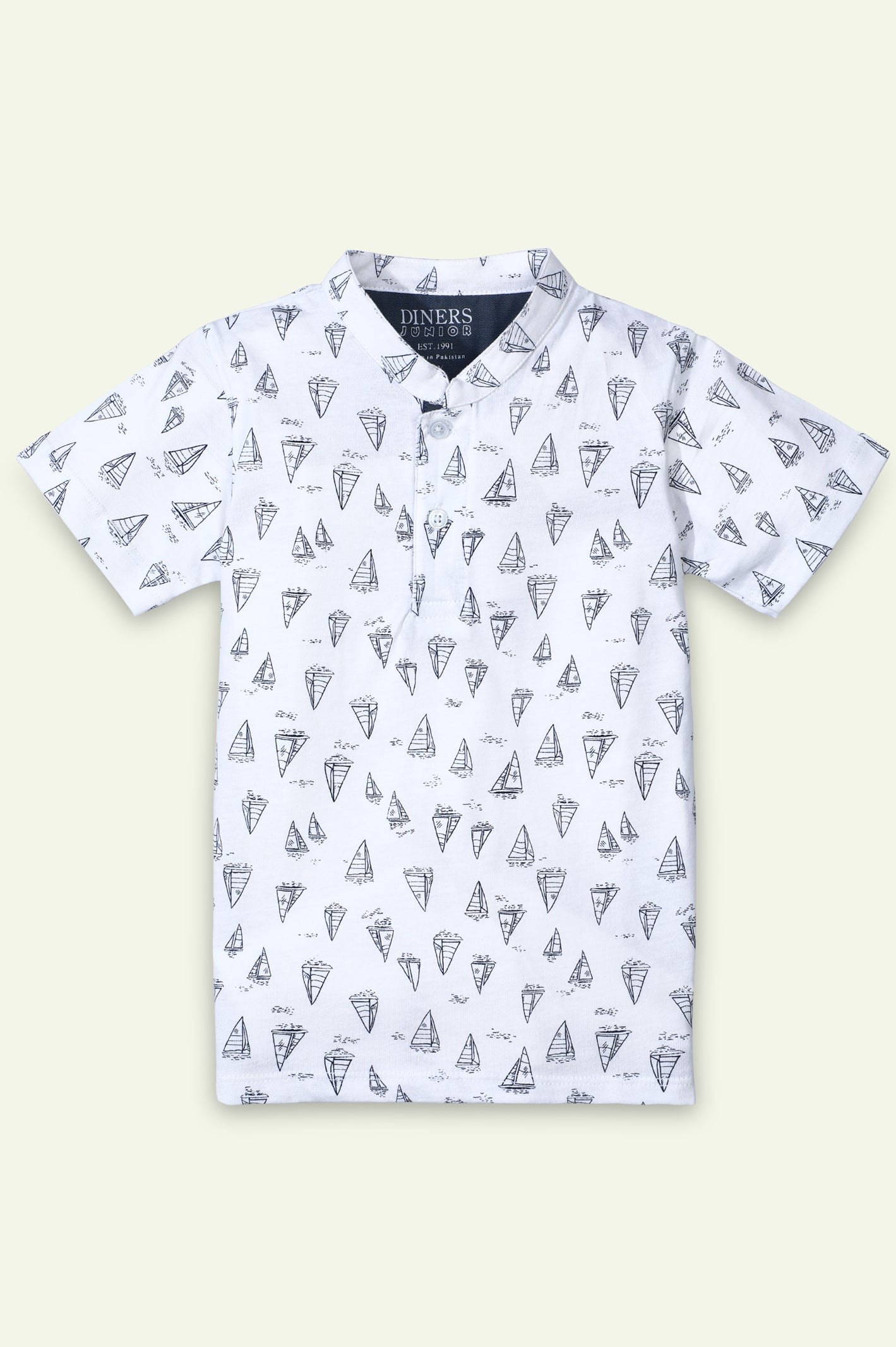 White Printed T-Shirt