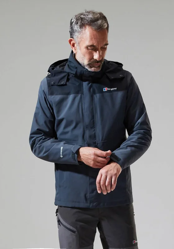 Berghaus Hillwalker InterActive Shell Jacket, Dark Grey & Black