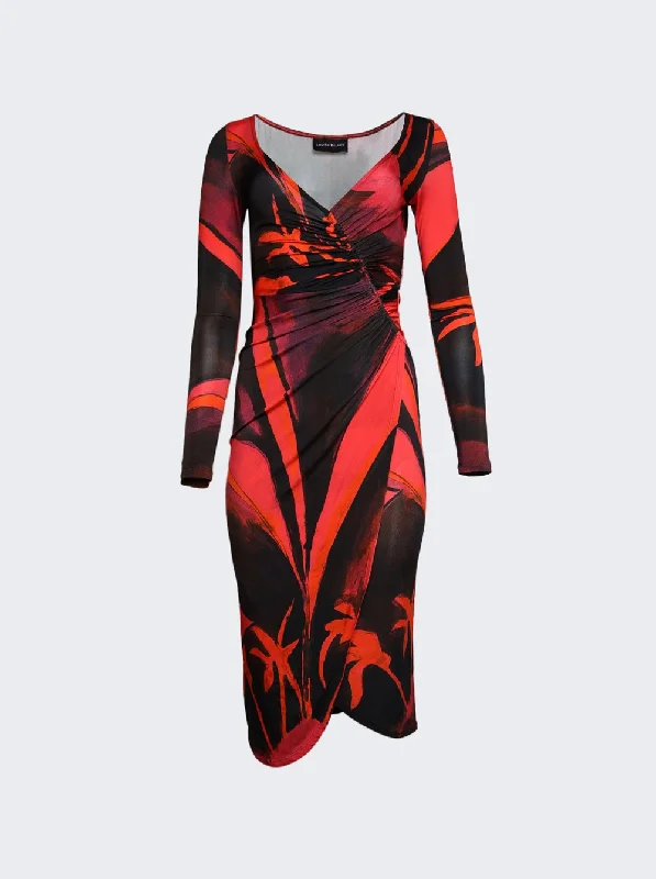 Long Sleeve Summer Solstice Midi Dress