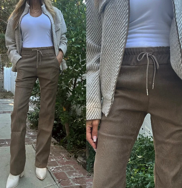 Flog Pant- Loren Brown Cord