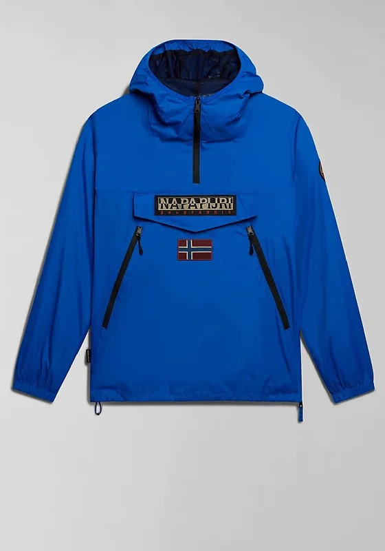 Napapijri Rainforest Ripstop Windbreaker Jacket, Blue Lapis