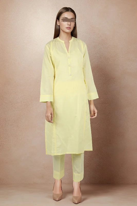 Cotton Jacquard Stitched 2 Piece (Shirt/Trouser)