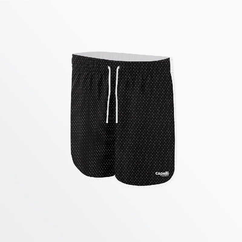 WOMEN'S 2-TONE MESH SHORTS