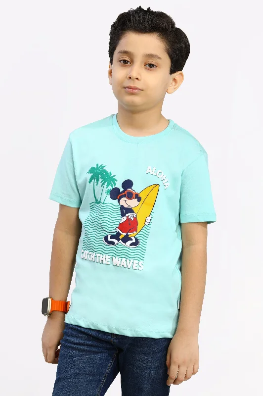 Micky Mouse Printed T-Shirt