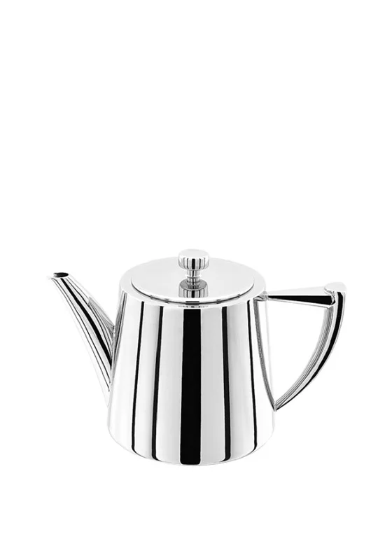 Stellar Art Deco Traditional Stainless-Steel Teapot, 1.8L