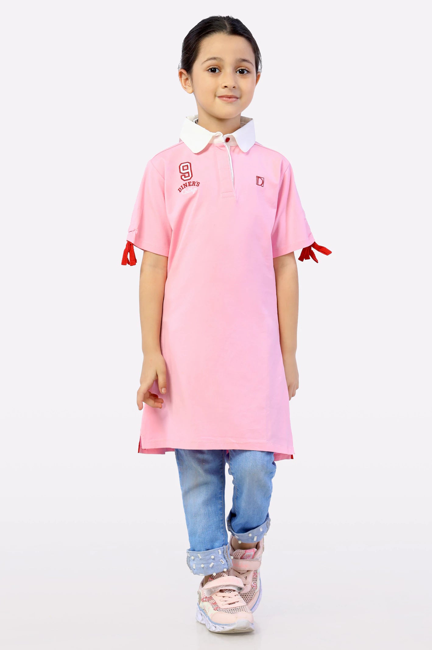 Girls T-Shirt In Pink SKU: KGA-0145-PINK