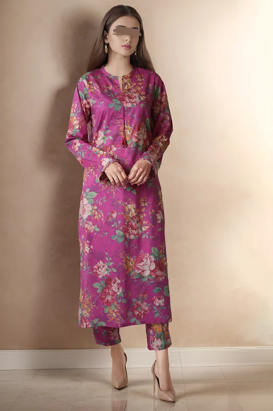 Unstitched Printed Lawn 2 Piece (Shirt/Trouser)