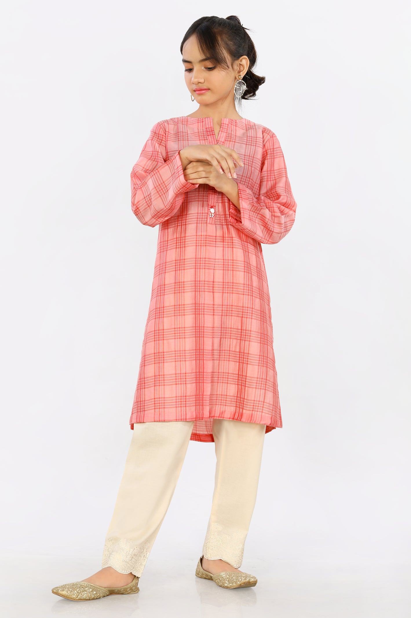 Red Teens Kurti