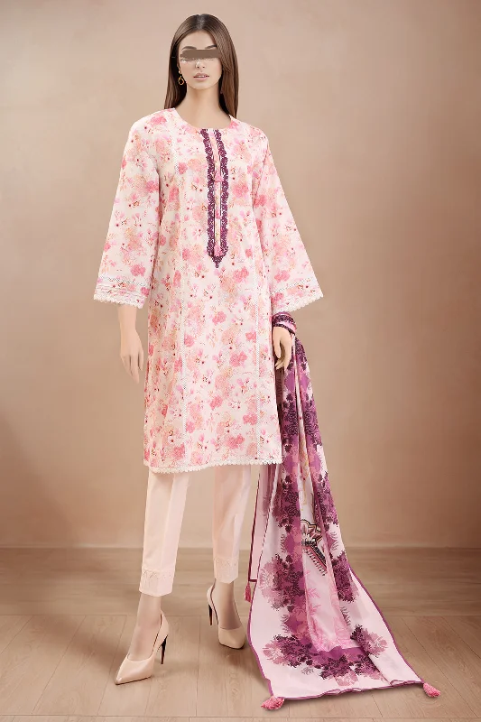 Unstitched Printed Lawn 2 Piece (Shirt/Trouser)