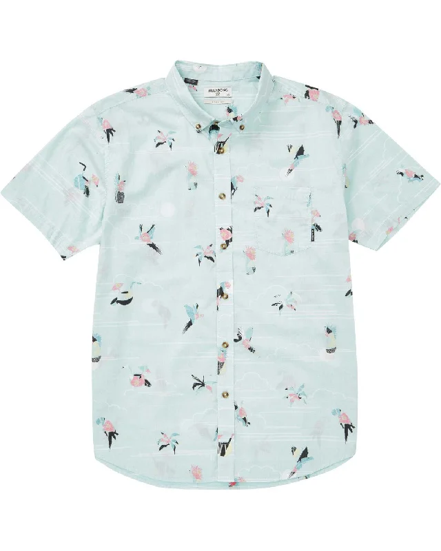 Billabong Sundays Mini Short Sleeve Shirt - Mint