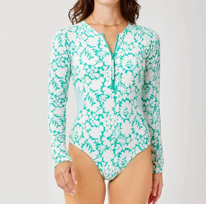 Long Sleeve All Day Onesie In Felicity